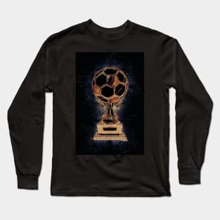 Abstract Football Trophy Artwork for all the true soccer fans Long Sleeve T-Shirt